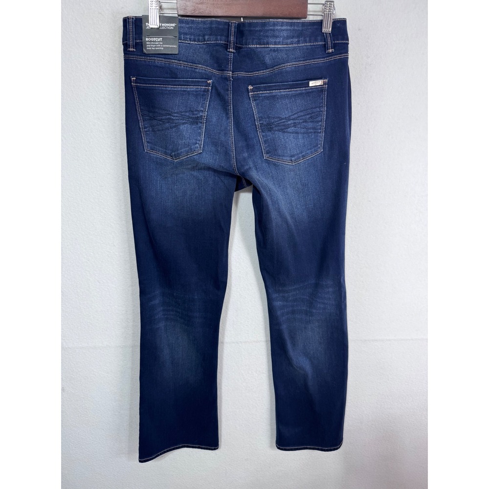 White House Black Market 8S Blue Jeans Women's Contour Bootcut Saint Honore New - Picture 6 of 7